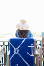 Load image into Gallery viewer, Anchors and Knots Blanket