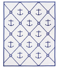 Load image into Gallery viewer, Anchors and Knots Blanket