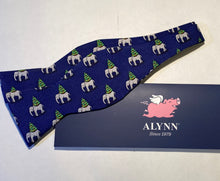 Load image into Gallery viewer, LYC Christmas Elephant Bow Tie
