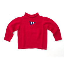 Load image into Gallery viewer, Baby Rollneck Sweater with LYC Burgee
