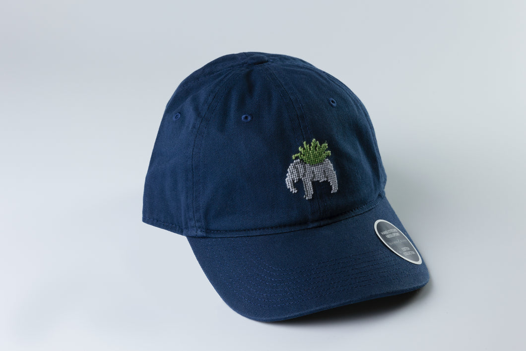 Needlepoint Elephant Hat
